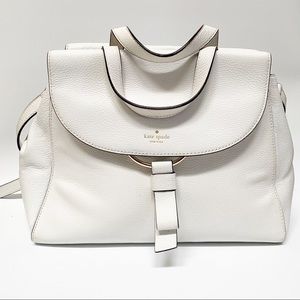 Kate Spade Clark St Jasper Mortar Leather Satchel